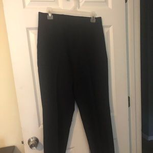 Men’s dark blue dress pants.